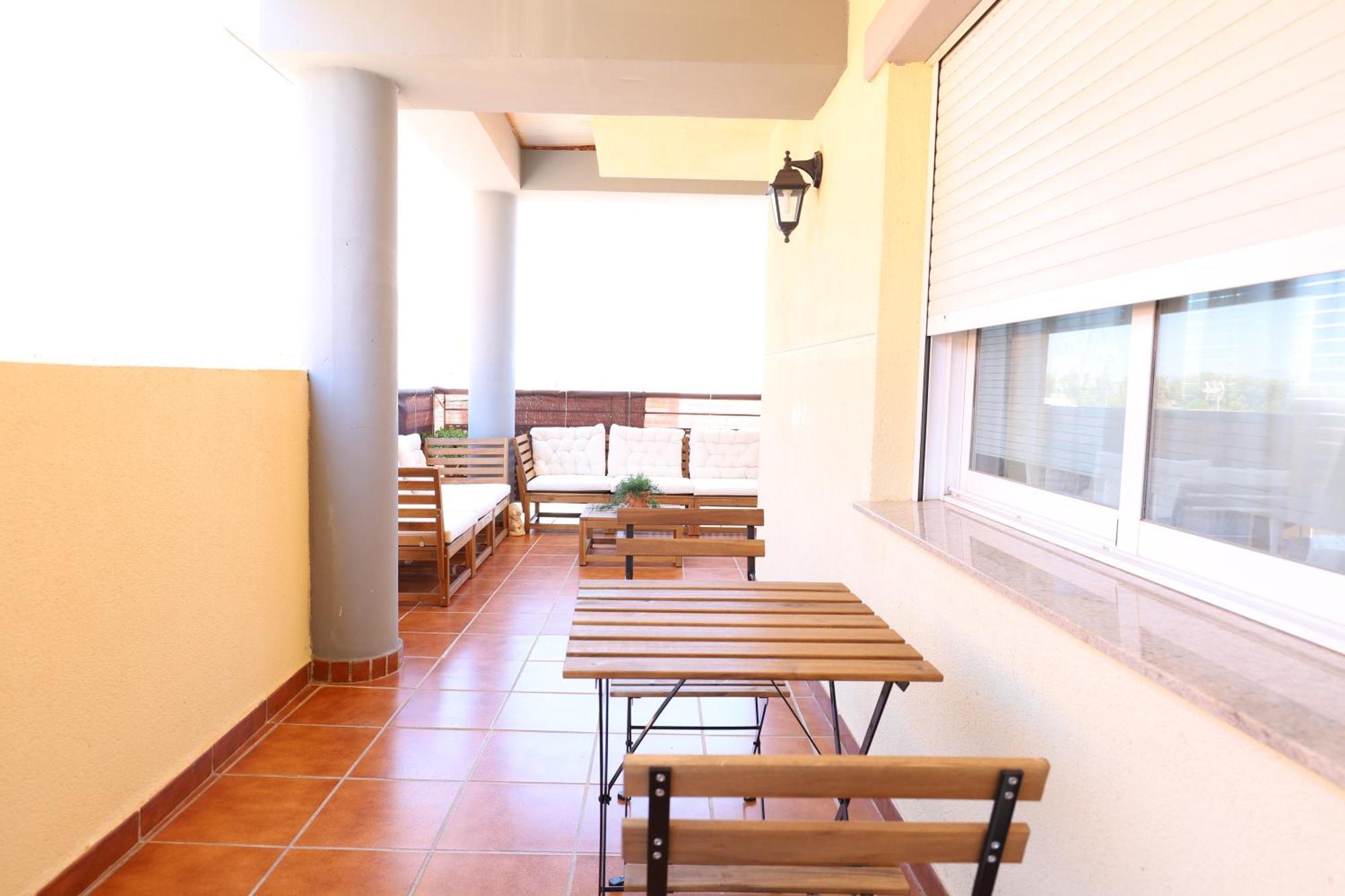Enorme Terraza Con Vistas Al Mar By Hometels Sagunto Kültér fotó